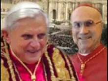 Pope Benedict and Cardinal Bertone