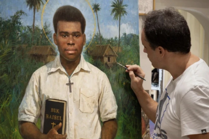 Painting portrait of St. Peter To Rot