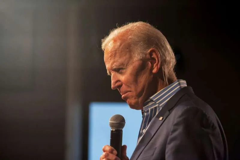 Presidential candidate and former vice president Joe Biden makes a speech at a campaign stop at the River Center in Des Moines, Iowa. ?w=200&h=150