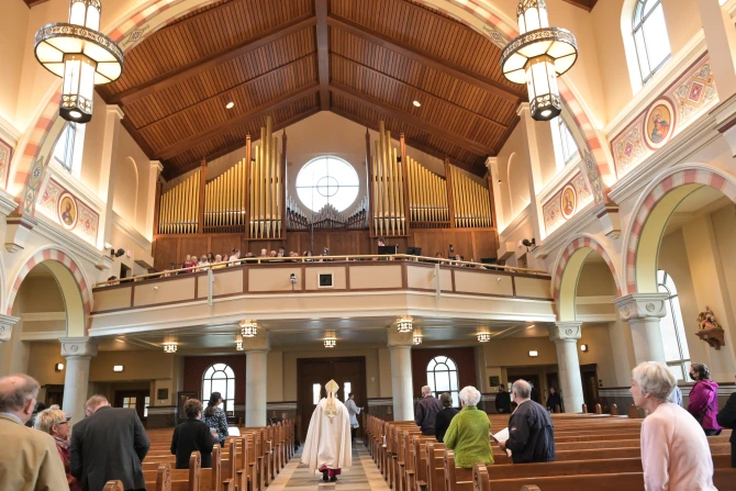 Bishop Kevin C. Rhoades dedicates organ at St. Pius X parish in Granger, IN