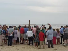 Blessing of the Sea. Photo courtesy of St Mary Star of the Sea parish. 