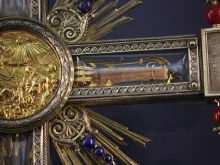 A fragment on the True Cross on which Jesus was condemned to death