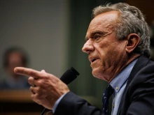 U.S. Secretary of Health and Human Services Robert F. Kennedy Jr. testifies before the Senate Committee on Health, Education, Labor, and Pensions on Capitol Hill on May 14, 2025, in Washington, D.C.