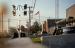 Police vehicles surround the Immigration and Customs Enforcement facility on Oct. 31, 2025, in Broadview, Illinois.