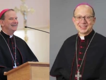 Bishop Michael Burbidge of Arlington and Bishop Barry Knestout of Richmond.