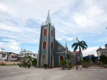 Cathedral of the Sacred Heart in Mandalay, Burma.