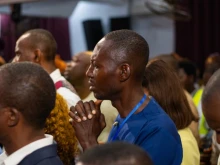 Parishioners at a church in Akute Ogun State, Nigeria, in June 11, 2023.
