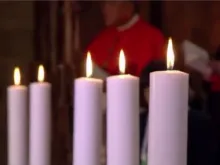 Candles burn at an Oct. 31, 2016 ecumenical prayer service in Lund, Sweden. 