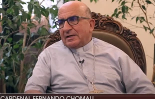 Cardinal Fernando Chomali speaks with ACI Prensa correspondent Julieta Villar during a January 2025 interview. Credit: “EWTN Noticas”/Screenshot