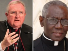 Archbishop Arthur Roche and Cardinal Robert Sarah