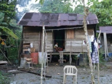 A low-income home in Buenaventura, Colombia.