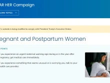 The Centers for Disease Control and Prevention site changed the title of an article called “Safer Food Choices for Pregnant People” to “Safer Food Choices for Pregnant Women.”