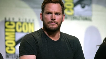Chris Pratt speaks at the 2016 San Diego Comic Con International for “Guardians of the Galaxy Vol. 2” at the San Diego Convention Center in San Diego.