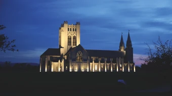 The Chapel of Christ the King at Christendom College in Front Royal, Virginia.