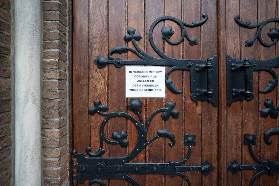 A Dutch church closed because of the global Coronavirus pandemic.?w=200&h=150