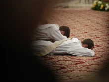 Pope Francis ordains 10 men to the priesthood in St. Peter’s Basilica on May 7, 2017.