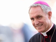Archbishop Georg Gänswein in St. Peter’s Square on Sept. 25, 2019.