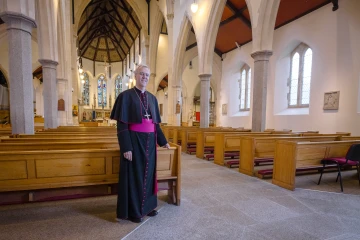 Bishop Nicholas Hudson in Plymouth Cathedral