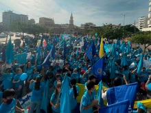 March for Life 2022 in Baranquilla, Colombia.