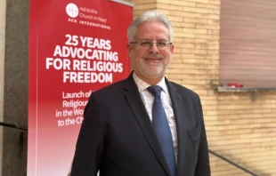 José Luis Bazán, legal adviser to the Commission of Episcopal Conferences of the European Union (COMECE) in Brussels. Credit: Victoria Cardiel/EWTN News