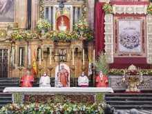 The beatification Mass of Fr. Juan Elías Medina and 126 companions in the Mosque-Cathedral of Córdoba in Córdoba, Spain, Oct. 16, 2021.