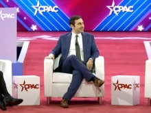 Terry Schilling, president of the American Principles Project discusses gender policy for minors with Dr. Eithan Haim and CPAC panel moderator Meg Brock of the Daily News Foundation.