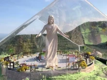 Christ of Peace statue in Mexico.