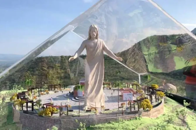 Christ of Peace statue in Mexico