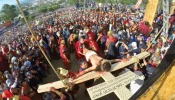 Holy Week in Mexico City’s Iztapalapa sector.