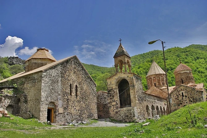 Dadivank, an Armenian Apostolic monastery in the Kalbajar District of Azerbaijan.