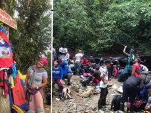 Daisy Sandoval in the Darién Gap.