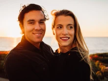 Daniël Hussem and Emily Wilson-Hussem are the creators of the new Catholic dating app, SacredSpark.
