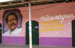 Nicaraguan dictator Daniel Ortega (whose image is regularly displayed in public places) has perpetrated more than 1,000 attacks on the Catholic Church and banned more than 16,500 religious processions, according to a report released Aug. 27, 2025. Credit: Barna Tanco/Shutterstock