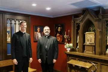 Father Charles Gallagher and Bishop Juan R. Esposito-Garcia