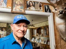 Dennis Schroeder at his home in Windthorst, Texas.