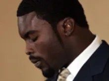 Michael Vick during a press conference