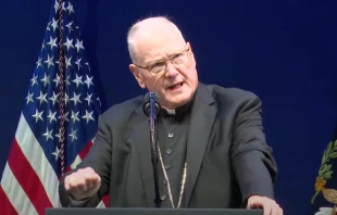 Cardinal Timothy Dolan is among the New York prelates who condemn the deportations of migrants who are seeking refugee status in the United States and criticize the government’s actions to strip some asylum seekers of temporary protected status in a Nov. 14, 2025, statement. Credit: U.S. Department of Justice/Screenshot