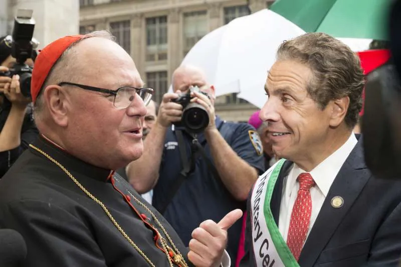 Cardinal Timothy Dolan & Governor Andrew Cuomo attend 2017 Columbus Day parade. lev radin / Shutterstock?w=200&h=150