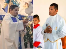 Father Yesner Cipriano Pineda Meneses (left) and Father Ramón Esteban Angulo Reyes (right), were arrested in Nicaragua the weekend of Oct. 7-8, 2023.