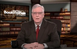 Doug Keck hosts an episode of “EWTN Bookmark” on May 8, 2025. After a 29-year career at the network, EWTN announced June 26, 2025, that Keck will retire from his administrative duties as president and chief operating officer of EWTN. Keck will receive the honorary title of president emeritus and will continue to host “EWTN Bookmark” as well as co-host “Father Spitzer’s Universe.” Credit: “EWTN Bookmark”/Screenshot