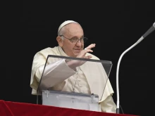 Pope Francis gives his Angelus address June 29, 2023.
