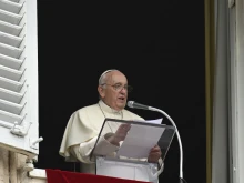 Pope Francis gives his Angelus address June 29, 2023.