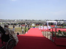 Pope Francis celebrated Mass with around 1 million people in Kinshasa, DRC, on Feb. 1, 2023.