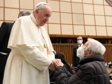 Pope Francis’ general audience in the Paul VI Hall at the Vatican, Feb. 23, 2022.