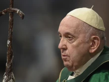 Pope Francis at Mass for the Sunday of the Word of God on Jan. 22, 2023.