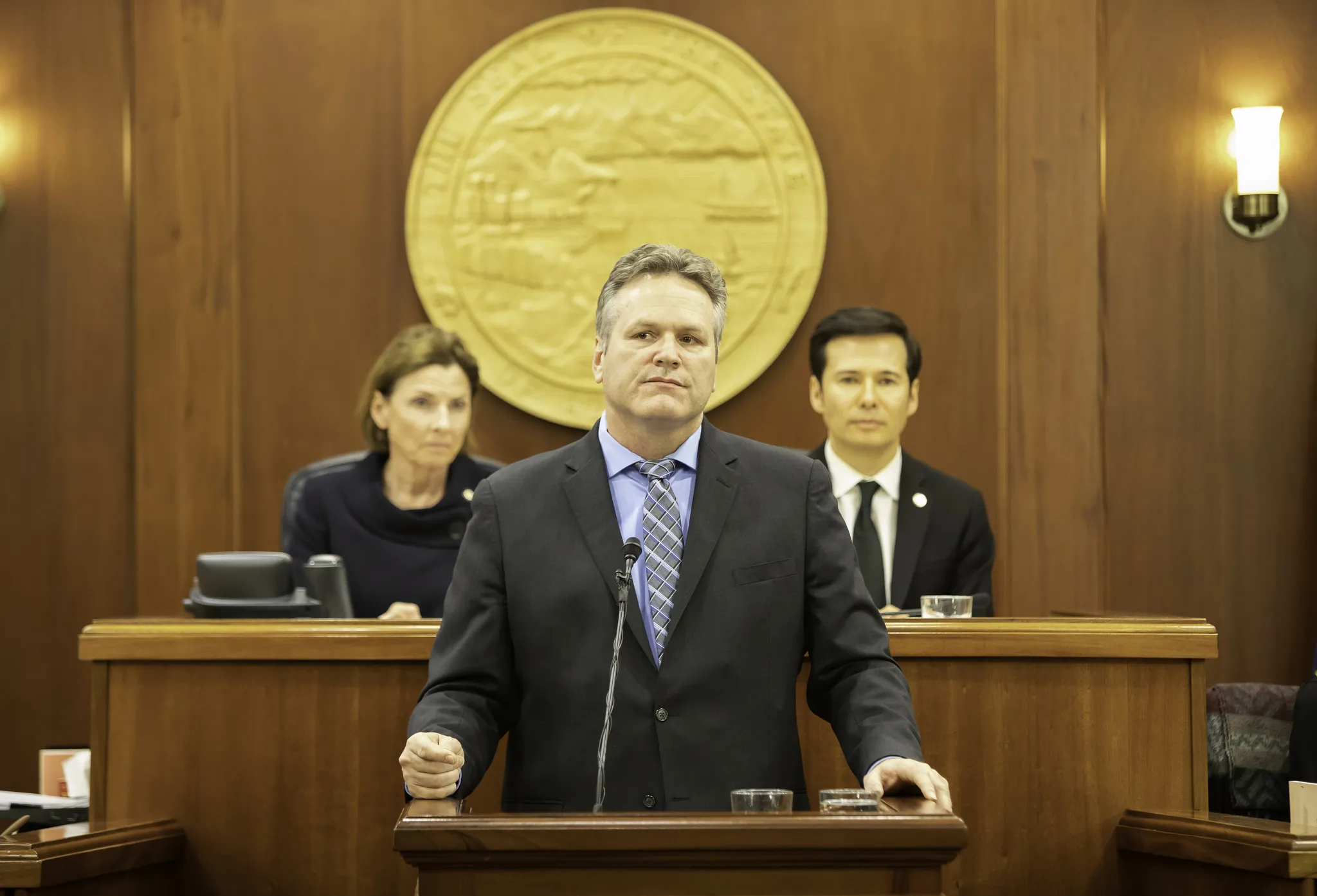 Alaska Governor Mike Dunleavy delivers the State of the State address, Jan. 22, 2019. ?w=200&h=150
