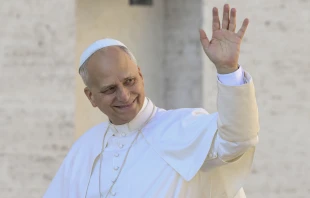 Pope Leo waves to the crowds in St. Peter’s Square on Sept. 6, 2025. Credit: Vatican Media