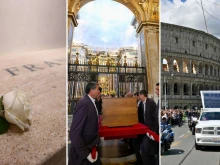 Scenes from the funeral of Pope Francis on April 26, 2025.