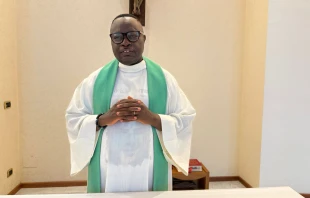 Father Peter Konteh, a Catholic priest in Sierra Leone, is the subject of a new book called “Sent to Heal a Wounded Nation: The Story of Father Peter Konteh.” Credit: Photo courtesy of Father Peter Konteh