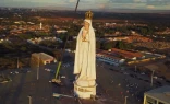 The world's tallest monument of Our Lady of Fatima was inaugurated  in Crato, located in Ceará state in northeastern Brazil.